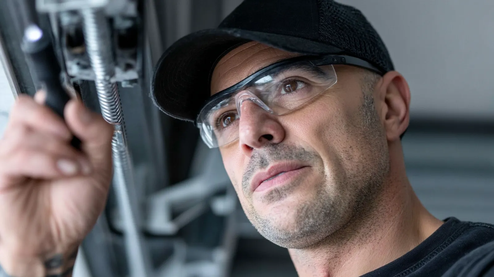 Garage door repair professional