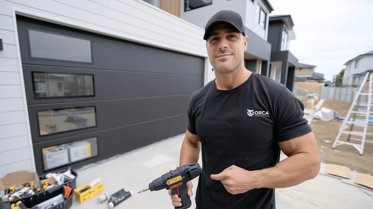 Garage door repair professional